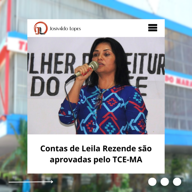 Contas de Leila Rezende são aprovadas pelo TCE-MA