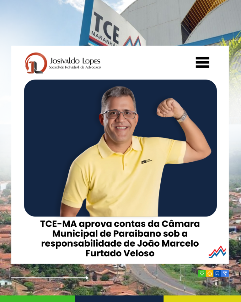 TCE confirma conformidade das contas sob responsabilidade de João Marcelo na Câmara de Paraibano